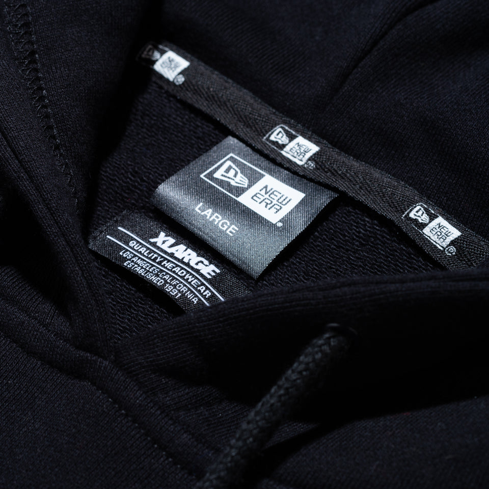 裏毛 スウェット プルオーバーフーディー XLARGE x NBA ロサンゼルス・クリッパーズ ブラック