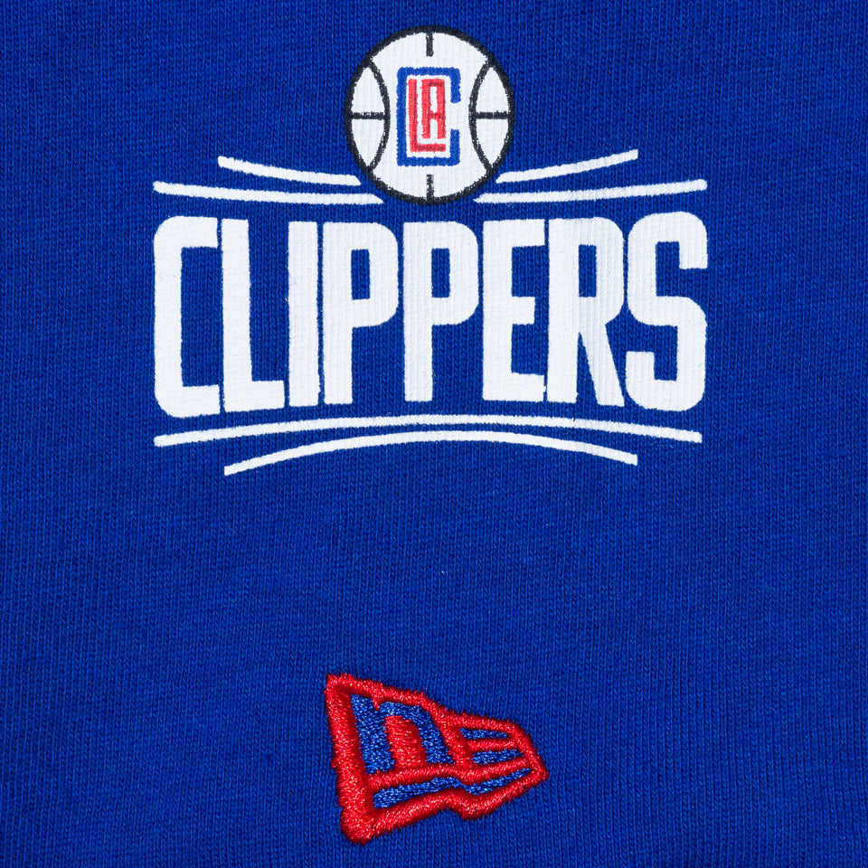 長袖 コットン Tシャツ XLARGE x NBA ロサンゼルス・クリッパーズ ブルー レギュラーフィット