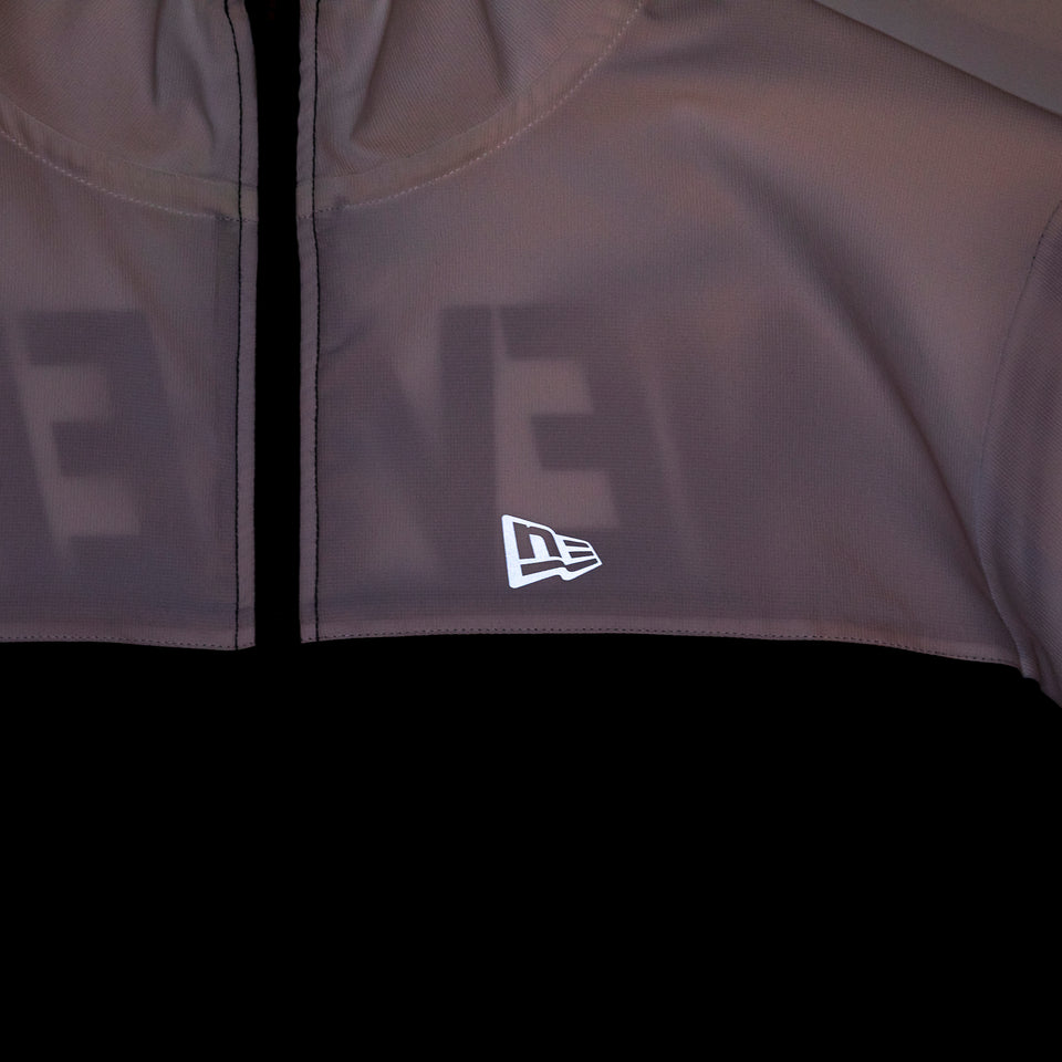 半袖 クロスウェアジャケット NEW ERA ホワイト × ブラック/ブラック【 Performance Apparel 】
