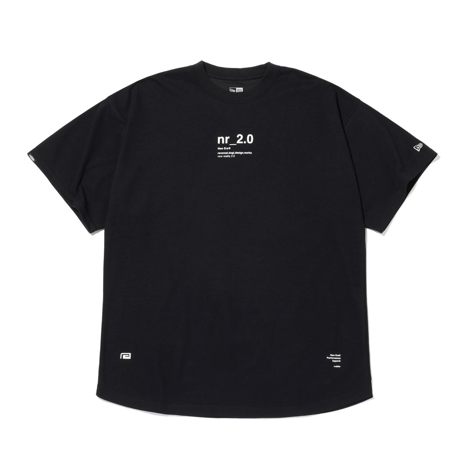 オーバーサイズド 半袖 パフォーマンス Tシャツ rvddw SS22 ブラック