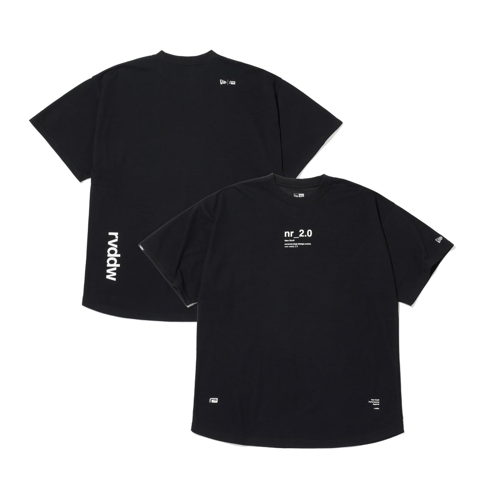 オーバーサイズド 半袖 パフォーマンス Tシャツ rvddw SS22 ブラック