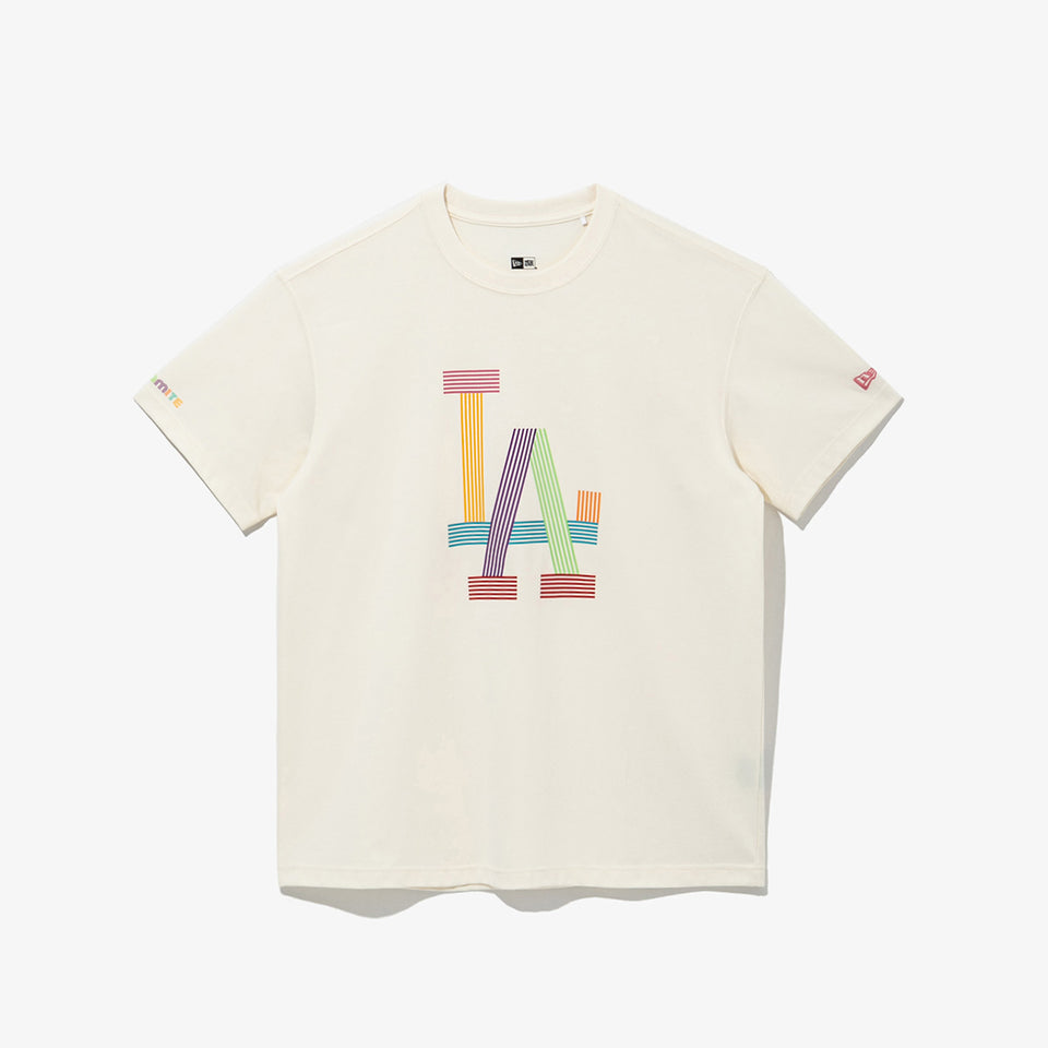 半袖 パフォーマンス Tシャツ BTS × MLB Dynamite ロサンゼルス・ドジャース ベージュ レギュラーフィット