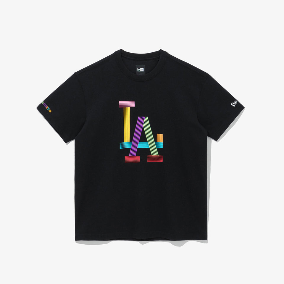 半袖 パフォーマンス Tシャツ BTS × MLB Dynamite ロサンゼルス・ドジャース ブラック レギュラーフィット