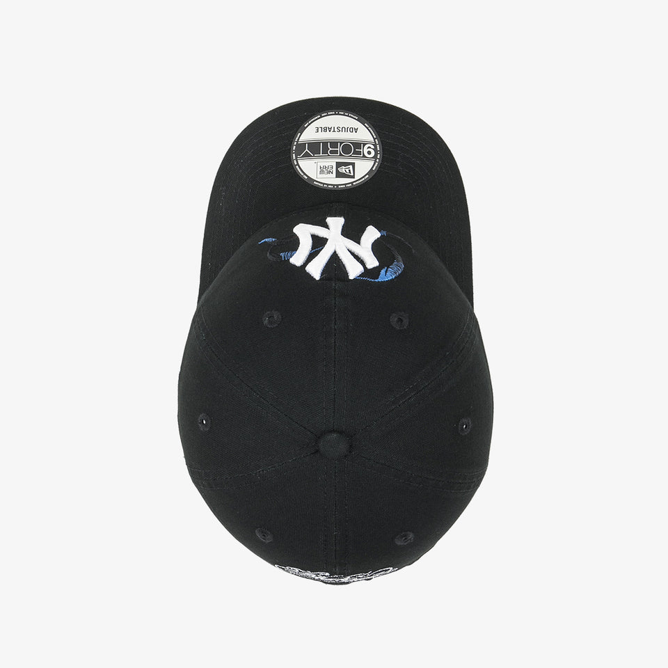 9FORTY BTS × MLB ブラック Swan ニューヨーク・ヤンキース ブラック