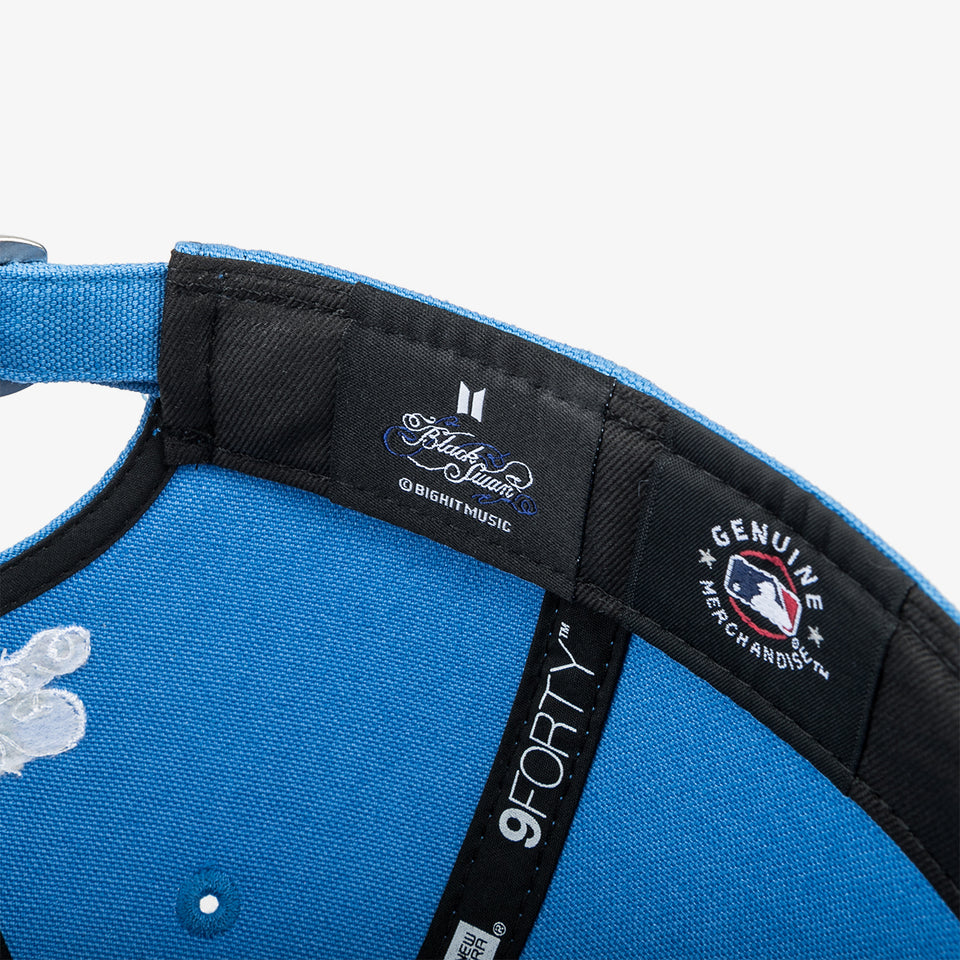 9FORTY BTS × MLB ブラック Swan ニューヨーク・ヤンキース ブルー