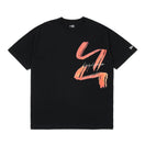 半袖 コットン Tシャツ Yohji Yamamoto FW22 シグネチャーロゴ YY ブラック