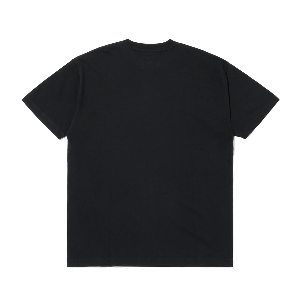 半袖 コットン Tシャツ Yohji Yamamoto FW22 シグネチャーロゴ 見返り美人 ブラック