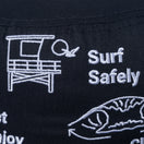 バケット01 SURFRIDER FOUNDATION ECOPET アートワーク ブラック