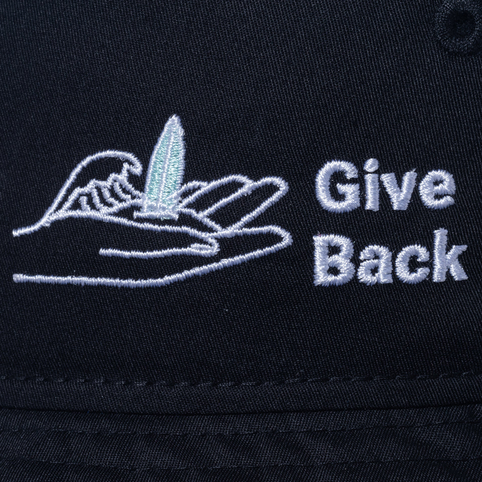 バケット01 SURFRIDER FOUNDATION ECOPET アートワーク ブラック