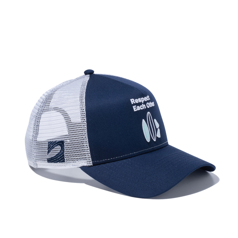 9FORTY A-Frame トラッカー SURFRIDER FOUNDATION ECOPET Respect Each Other ネイビー