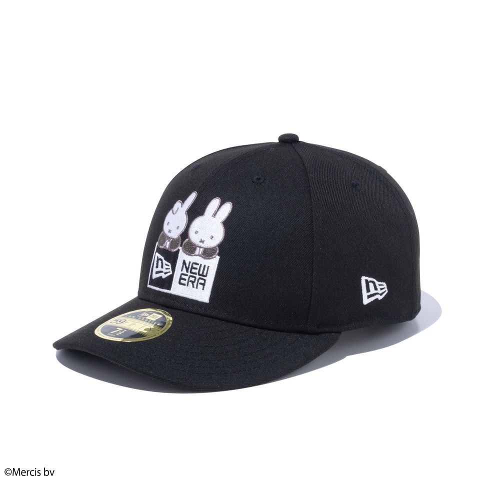 LP 59FIFTY miffy ミッフィー ボックスロゴ ブラック