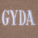 ベーシックカフニット GYDA ジェイダ ロゴ ベージュ