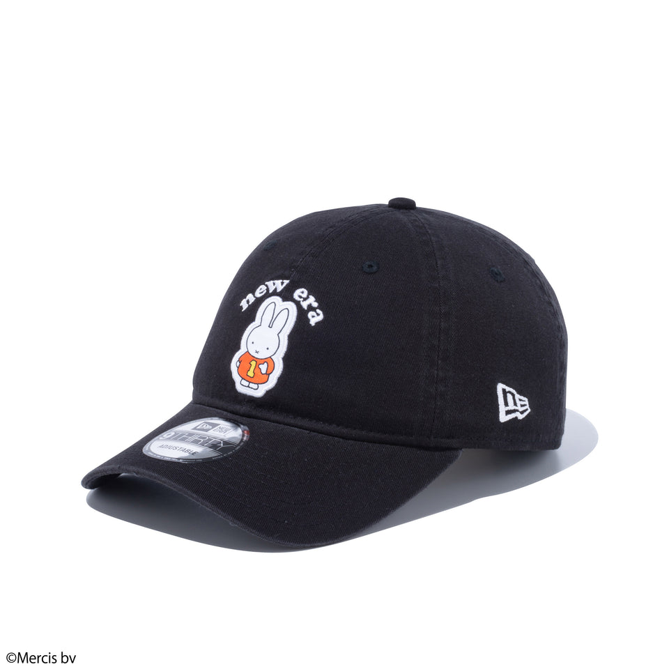 9THIRTY miffy ミッフィー new era アーチロゴ ブラック