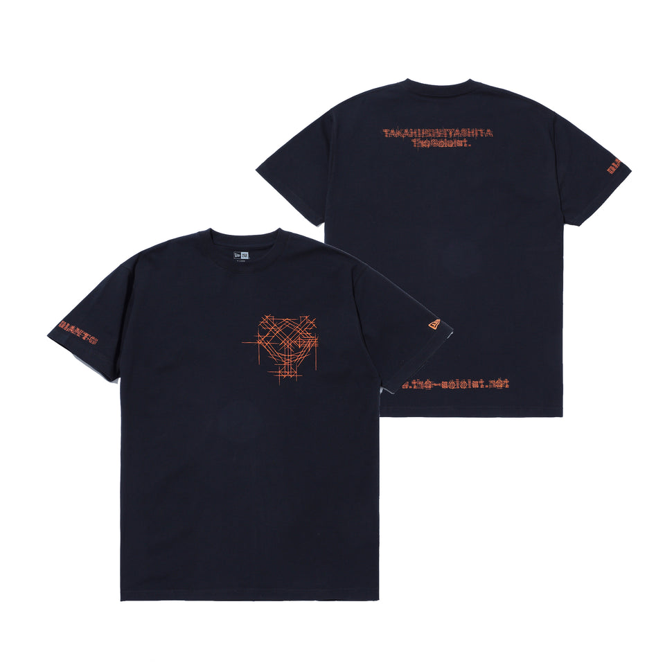 コットン 半袖 Tシャツ 読売ジャイアンツ x TAKAHIROMIYASHITATheSoloist. x NEW ERA ブラック / オレンジ