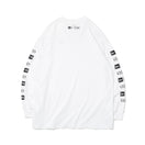 WOMEN'S 長袖 オーバーサイズド コットン Tシャツ GYDA ジェイダ ロゴ ホワイト