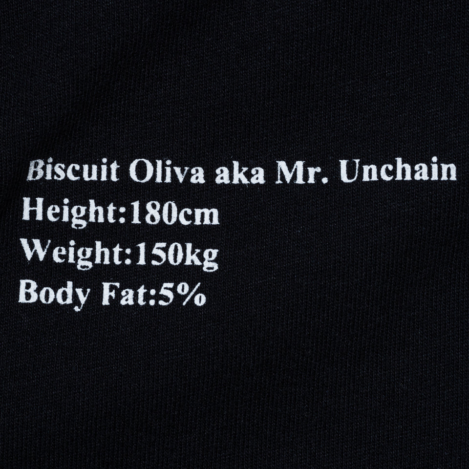 半袖 コットン Tシャツ グラップラー刃牙 VSビスケット・オリバ ブラック レギュラーフィット