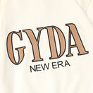 裏毛 オーバーサイズド プルオーバーフーディー GYDA ジェイダ ロゴ オフホワイト
