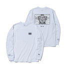 長袖 コットン Tシャツ グラップラー刃牙 鬼の貌 ホワイト レギュラーフィット