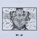 長袖 コットン Tシャツ グラップラー刃牙 鬼の貌 ホワイト レギュラーフィット