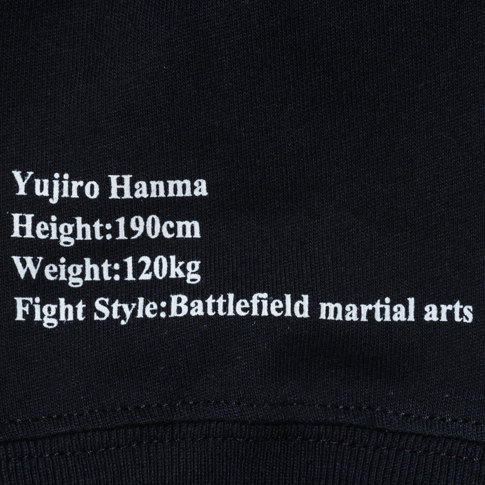 長袖 コットン Tシャツ グラップラー刃牙 鬼の貌 ブラック レギュラーフィット
