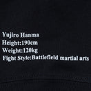 長袖 コットン Tシャツ グラップラー刃牙 鬼の貌 ブラック レギュラーフィット