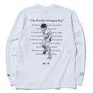 長袖 コットン Tシャツ グラップラー刃牙 ニューエラキャップ ホワイト レギュラーフィット