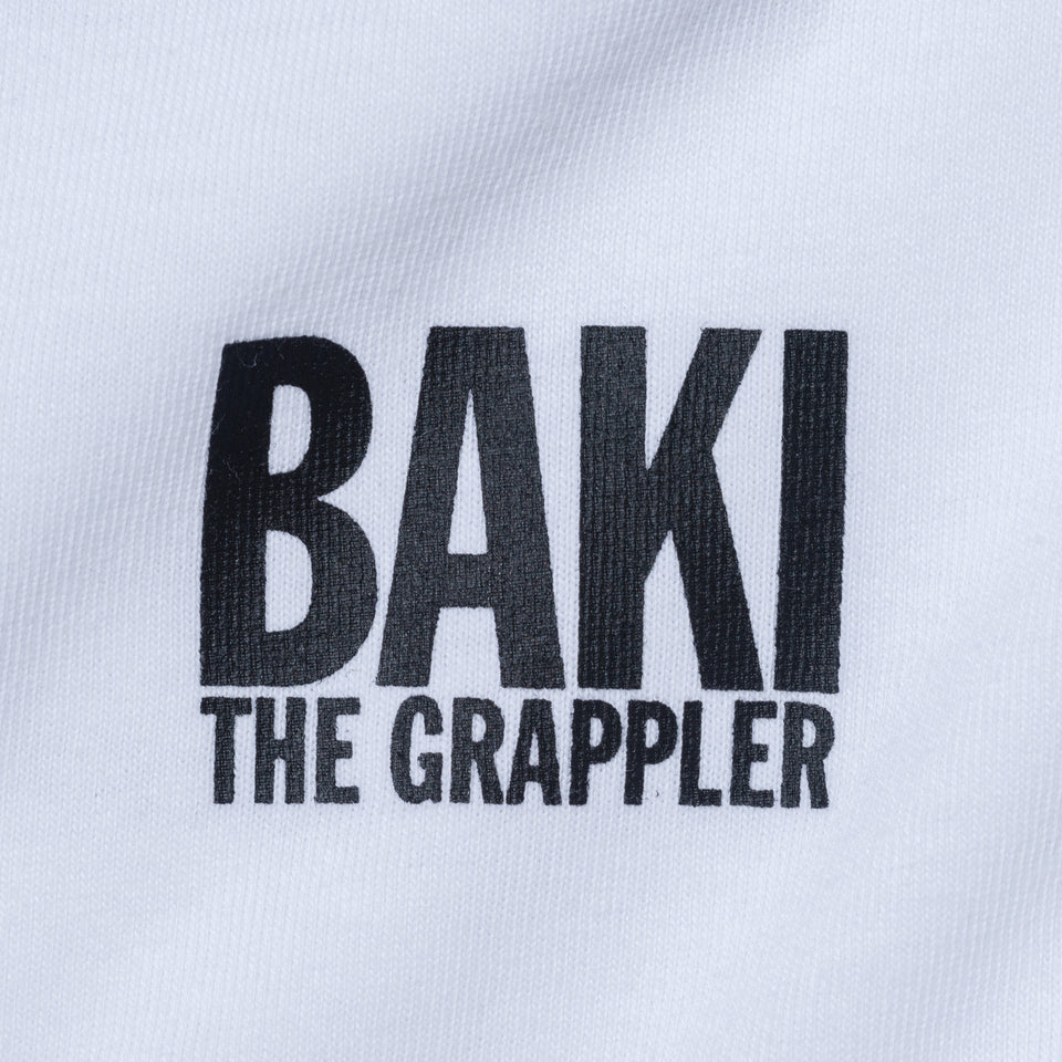 長袖 コットン Tシャツ グラップラー刃牙 ニューエラキャップ ホワイト レギュラーフィット