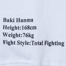 長袖 コットン Tシャツ グラップラー刃牙 ニューエラキャップ ホワイト レギュラーフィット
