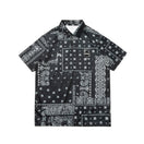 【ゴルフ】 半袖 テック ポロシャツ F.C.Real Bristol ペイズリー ブラック