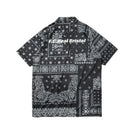 【ゴルフ】 半袖 テック ポロシャツ F.C.Real Bristol ペイズリー ブラック
