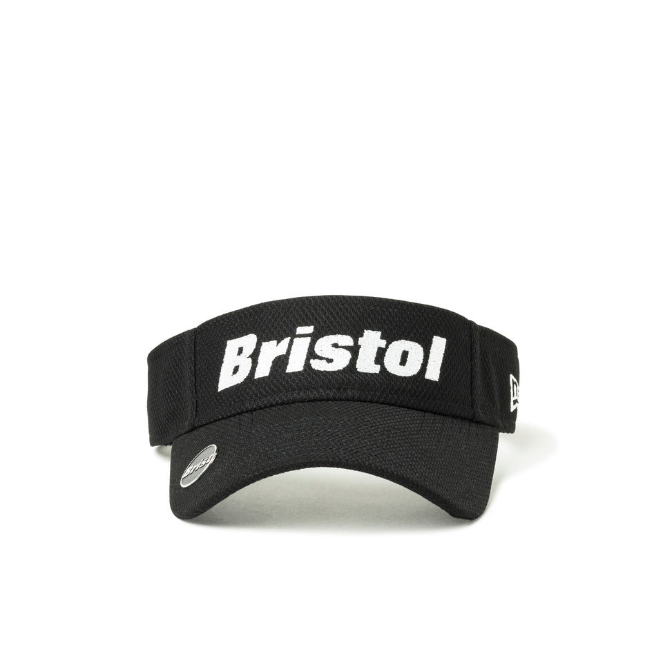 【ゴルフ】 サンバイザー On Par F.C.Real Bristol ロゴ ブラック
