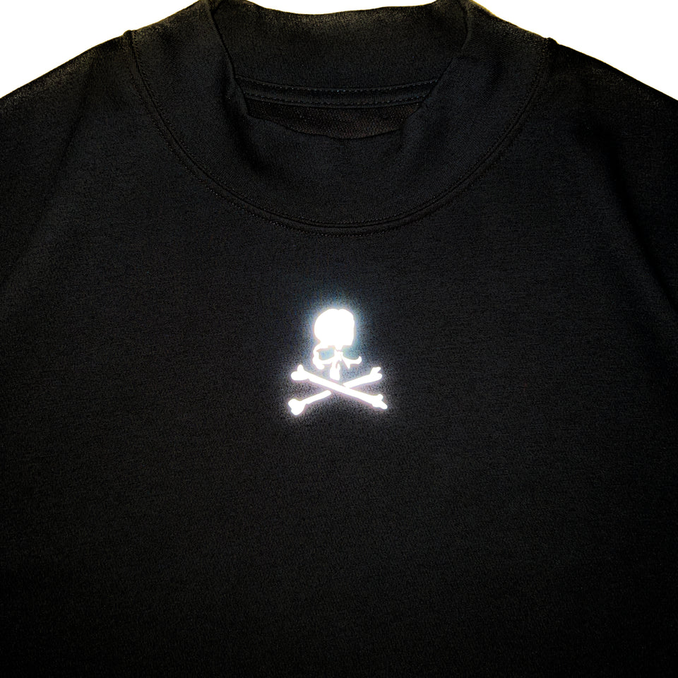 【ゴルフ】 半袖 ミドルネック パフォーマンスTシャツ mastermind JAPAN ブラック