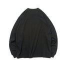 長袖 コットン Tシャツ  Y's FW22 ブラック レギュラーフィット