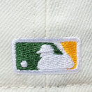 59FIFTY MLB CUSTOM オークランド・アスレチックス クロームホワイト / ストーン グレーアンダーバイザー