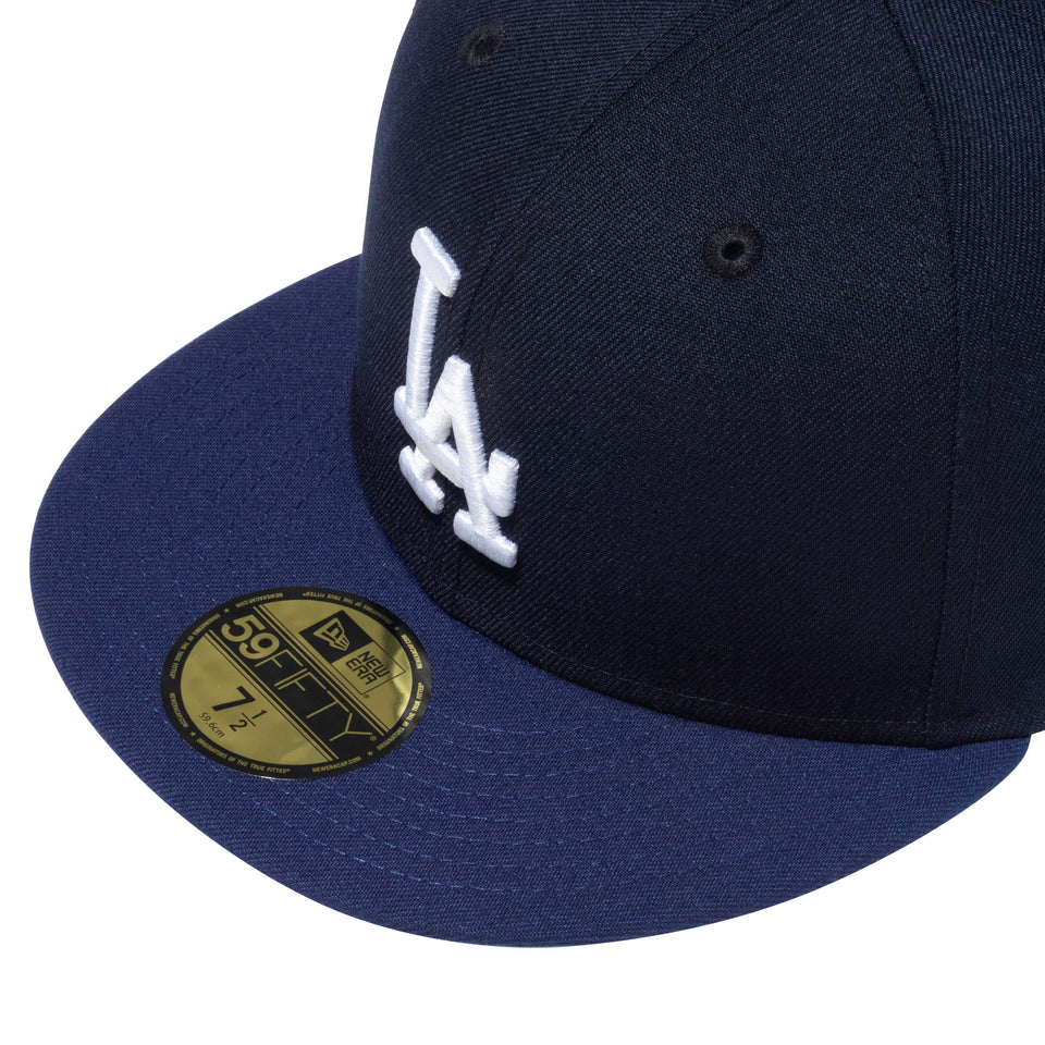 59FIFTY MLB CUSTOM ロサンゼルス・ドジャース ネイビー / ライトネイビー グレーアンダーバイザー