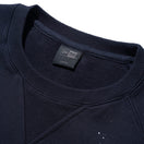 裏毛 クルーネック スウェット ハンドペイント BLACK LABEL FW22 ダークネイビー