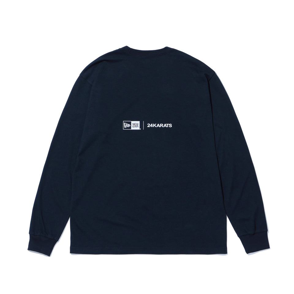長袖 パフォーマンス Tシャツ 24karats ブラック レギュラーフィット
