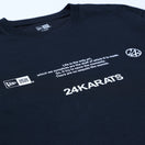 長袖 パフォーマンス Tシャツ 24karats ブラック レギュラーフィット