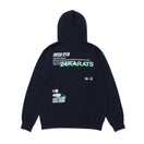 裏毛 スウェット フルジップフーディー 24karats ブラック
