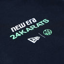 裏毛 スウェット フルジップフーディー 24karats ブラック