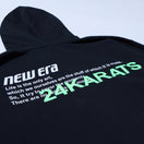 裏毛 スウェット フルジップフーディー 24karats ブラック