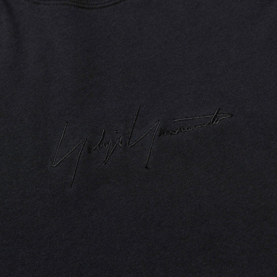長袖 コットン Tシャツ Yohji Yamamoto SS23 ダリア ブラック レギュラーフィット