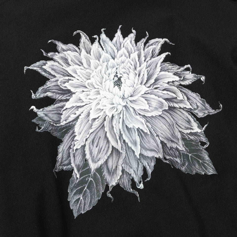 長袖 コットン Tシャツ Yohji Yamamoto SS23 ダリア ブラック レギュラーフィット
