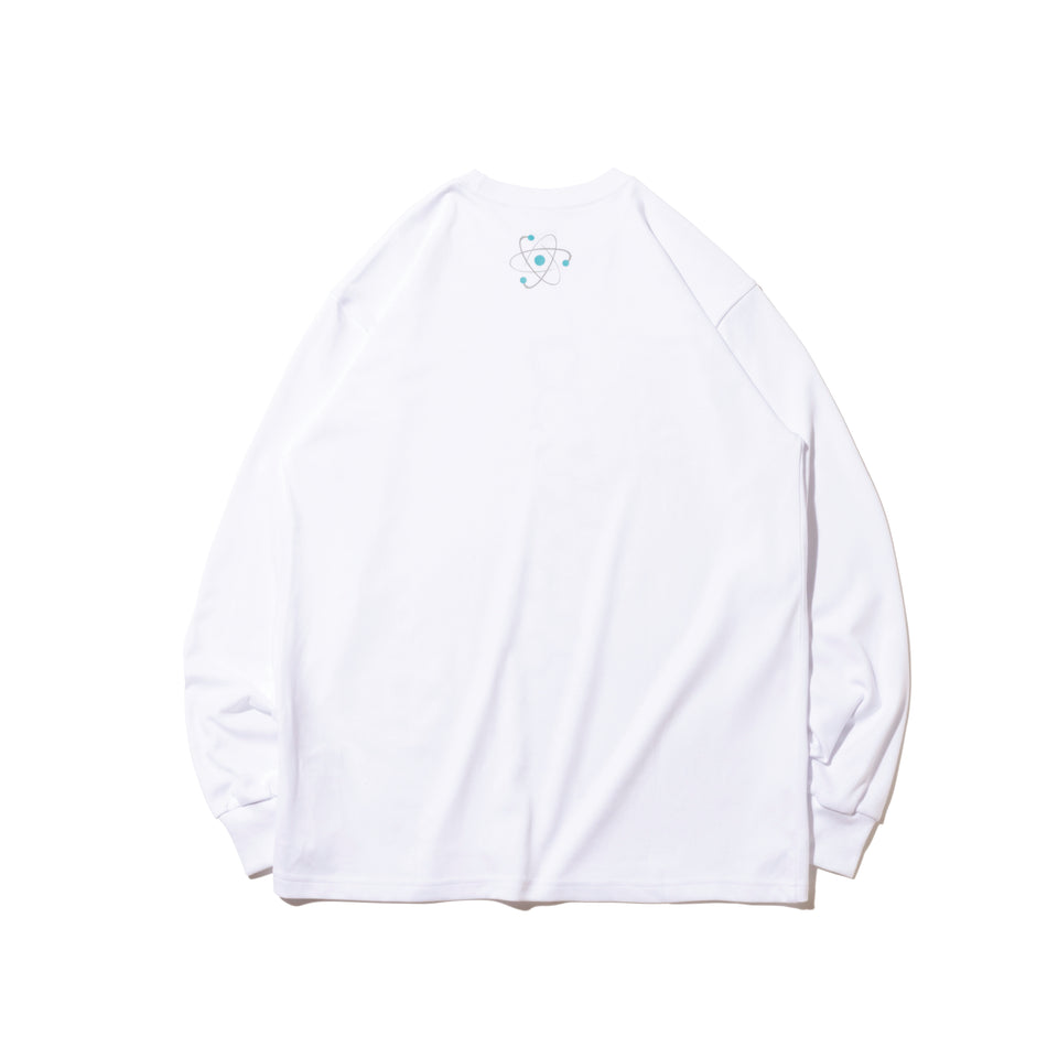 長袖 パフォーマンスTシャツ THE RAMPAGE from EXILE TRIBE DNA ロゴ ホワイト