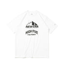 半袖 パフォーマンス Tシャツ HIGH FIVE FACTORY ロゴ ホワイト レギュラーフィット