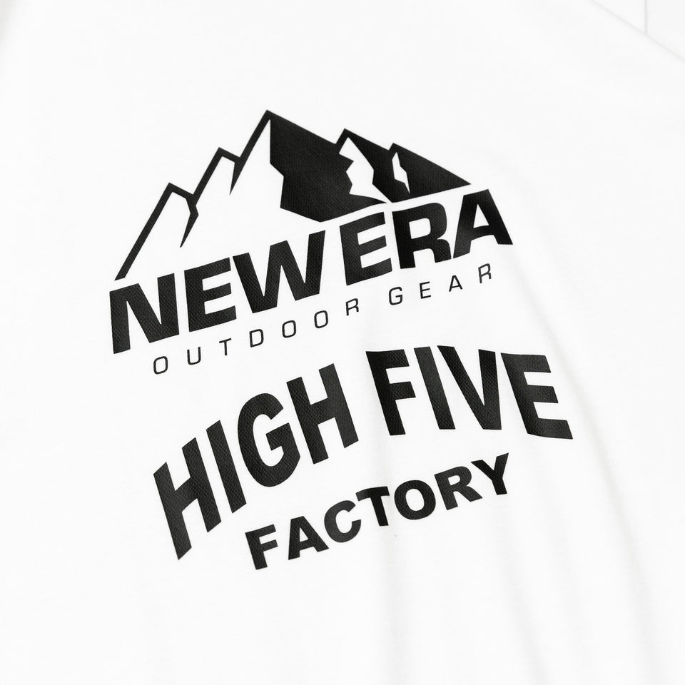 半袖 パフォーマンス Tシャツ HIGH FIVE FACTORY ロゴ ホワイト レギュラーフィット