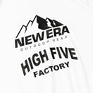 半袖 パフォーマンス Tシャツ HIGH FIVE FACTORY ロゴ ホワイト レギュラーフィット