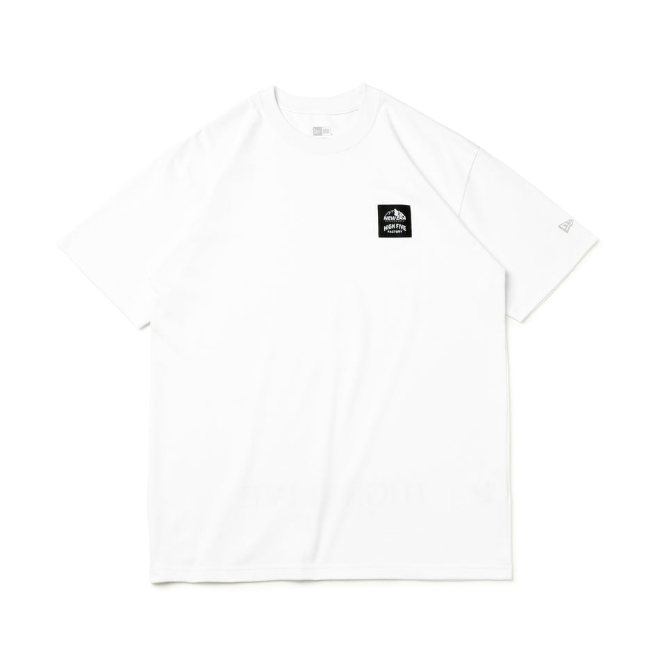 半袖 パフォーマンス Tシャツ HIGH FIVE FACTORY ウーブンラベル ホワイト レギュラーフィット