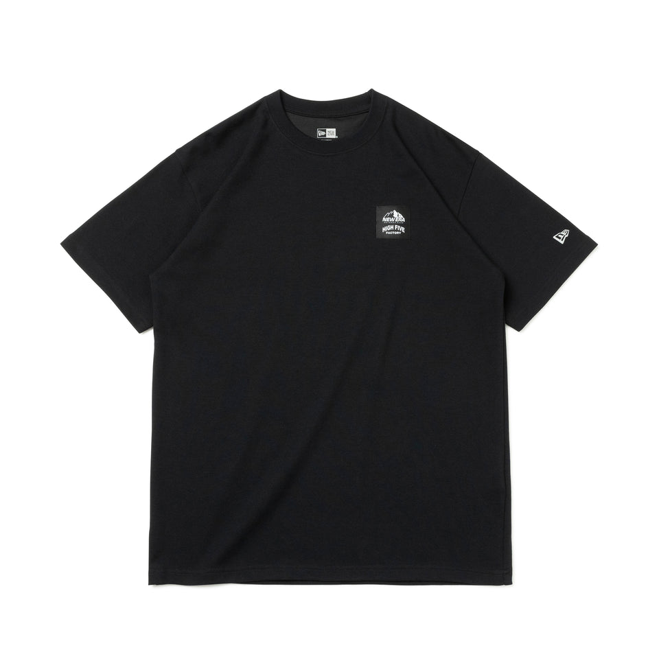 半袖 パフォーマンス Tシャツ HIGH FIVE FACTORY ウーブンラベル ブラック レギュラーフィット