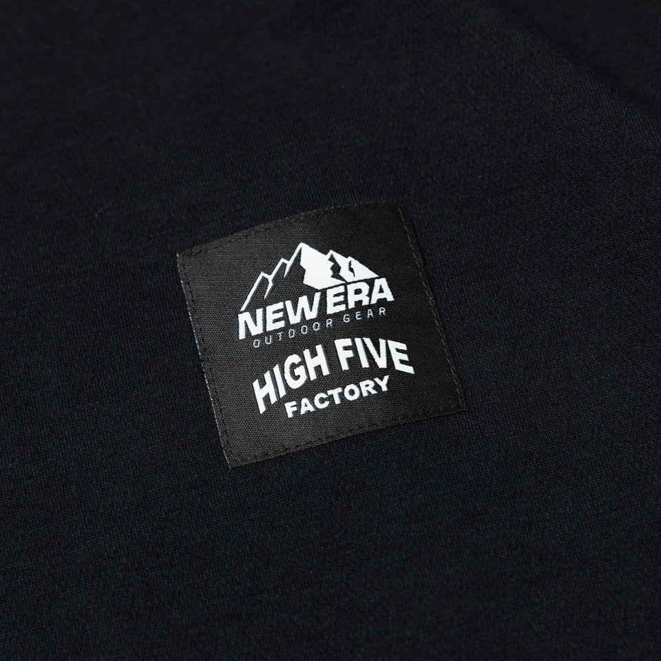 半袖 パフォーマンス Tシャツ HIGH FIVE FACTORY ウーブンラベル ブラック レギュラーフィット